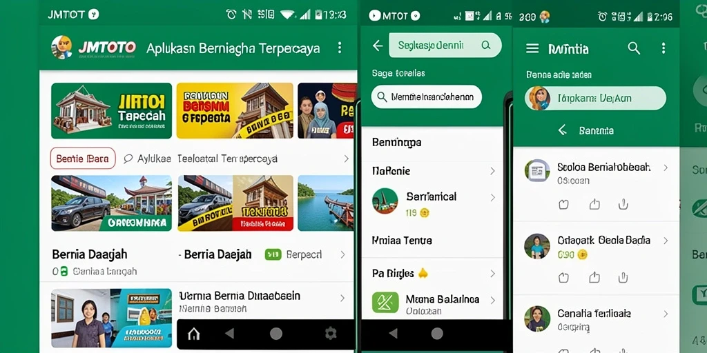 Antarmuka aplikasi JMTOTO yang informatif dan mudah digunakan.