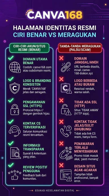 Halaman Resmi Canva168 untuk Pengguna Android